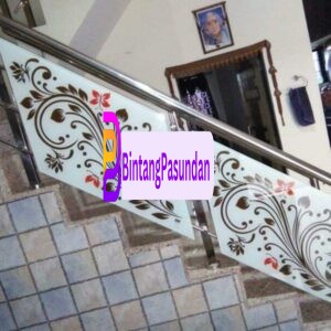 Railing Balkon Stainless Kaca minimalis murah