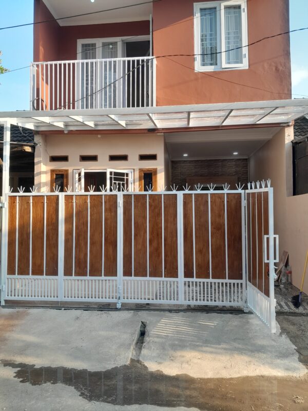 Pagar Besi GRC Woodplang Motif Kayu - Gambar dari